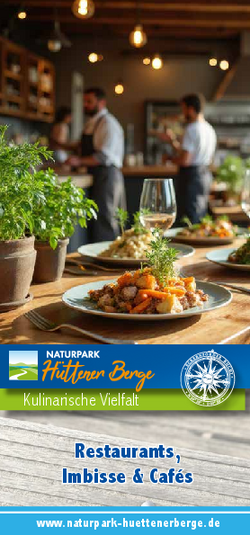 Kulinarische Vielfalt im Naturpark Hüttener Berge